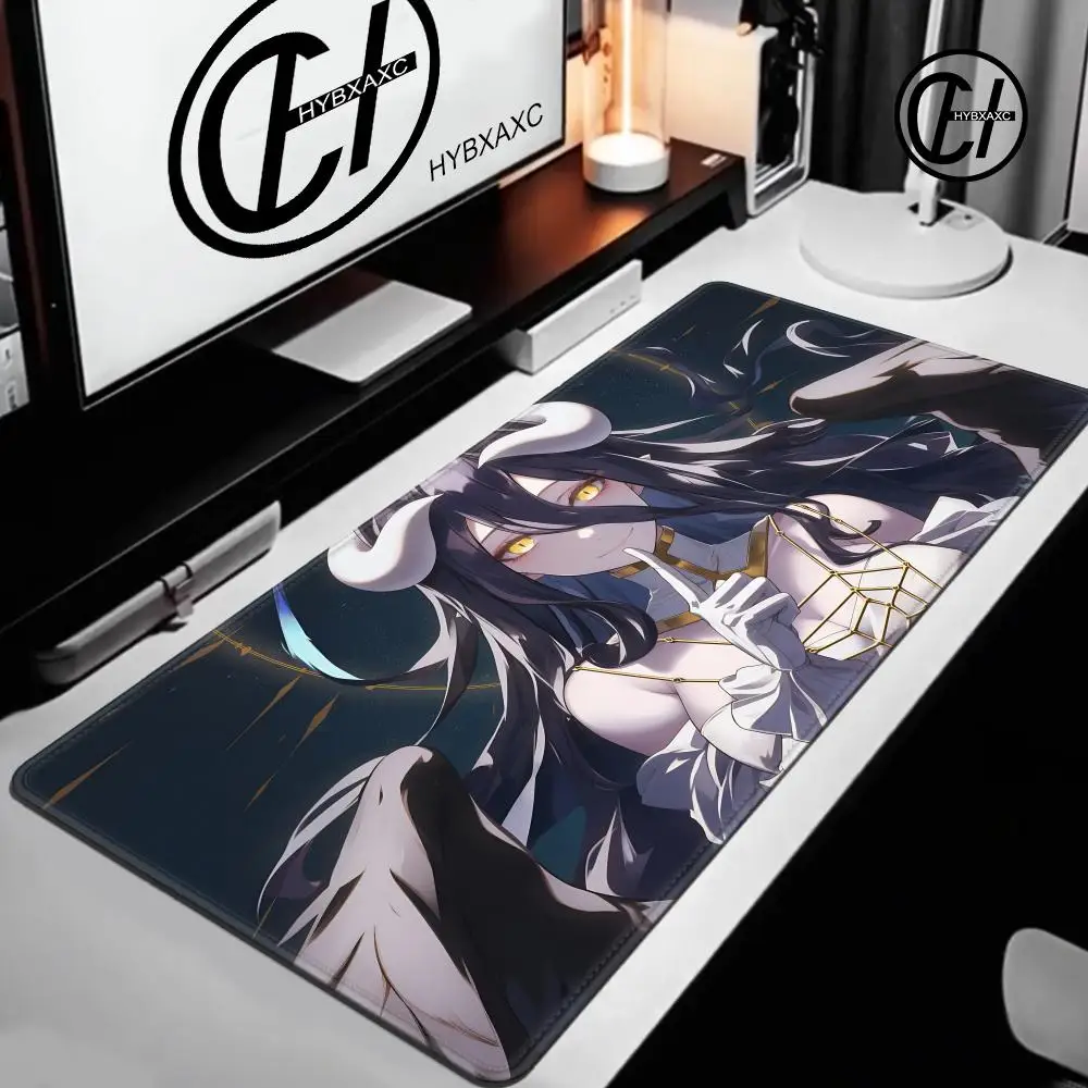 Best Sellers OVERLORD Albedo Anime Gaming Table mat mouse pad High definition desktop Desktop games Large accessories mouse pad