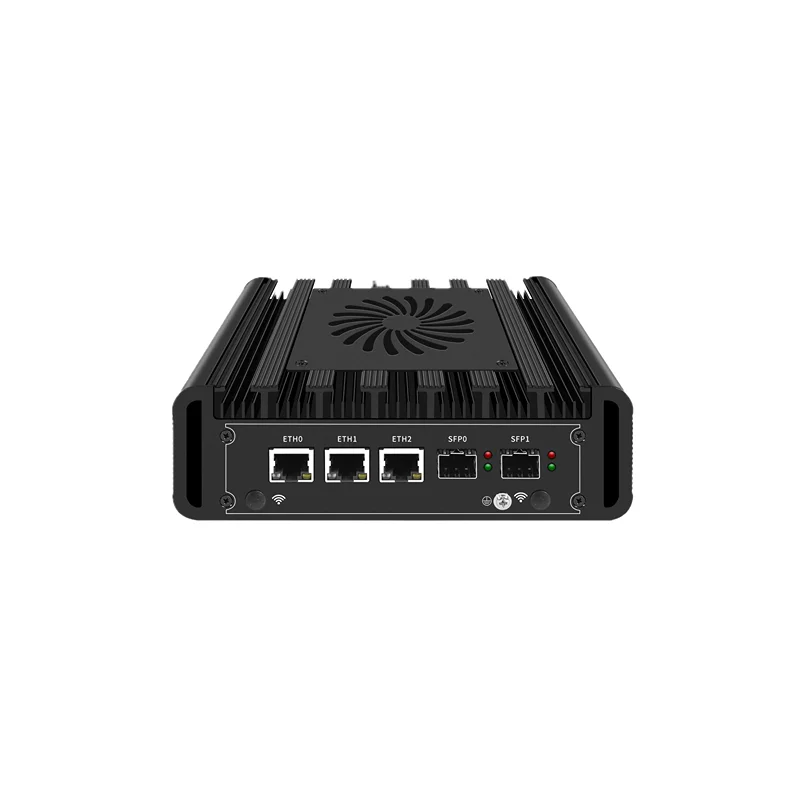 Appareil réseau pour serveur pare-feu Home NAS double port 10G SFP + et 3x RJ45 2.5G Ethernet 16 Go de RAM 256 Go SSD BKHD-1264-SFP