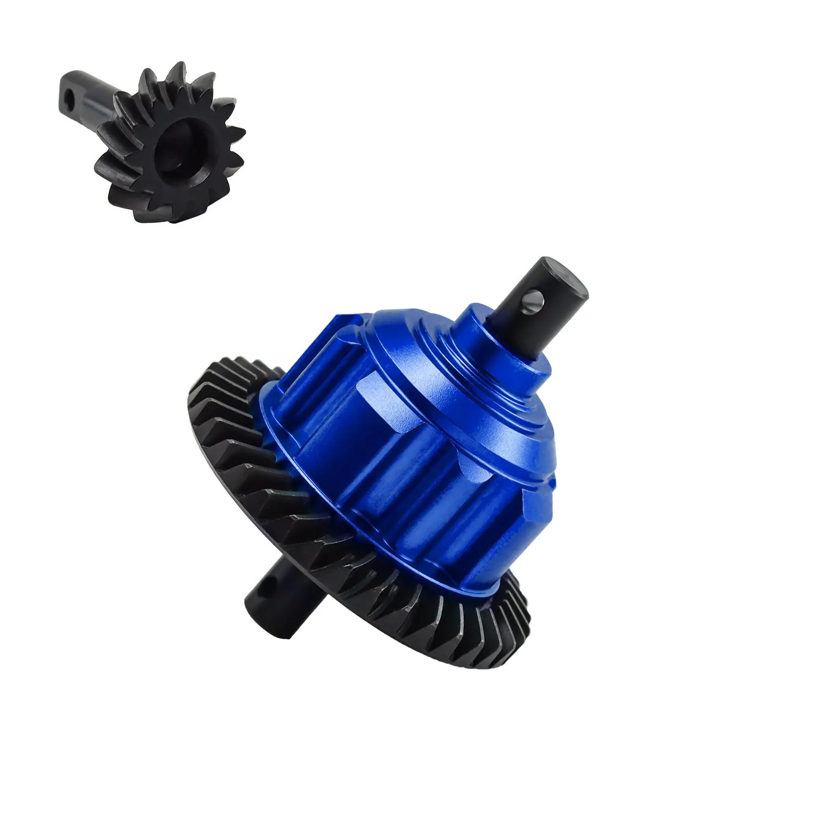 مجموعة كاملة من ترقية التفاضلية المعدنية الأمامية والخلفية لـ Traxxas Maxx Slash UDR WideMaxx 1/10 1/8, 37T 13T Steel Gear & Aluminu