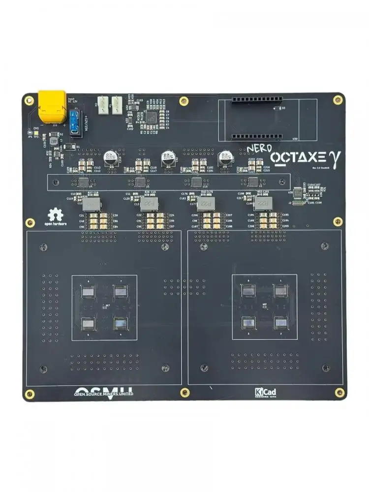 9,6 TH/s NerdOCTaxe Hydro-Zubehör PCBA-Platine mit BM1370-Chip DIY Bitcoin-Miner für Solo-Mining BTC Krypto-Mining-Maschine