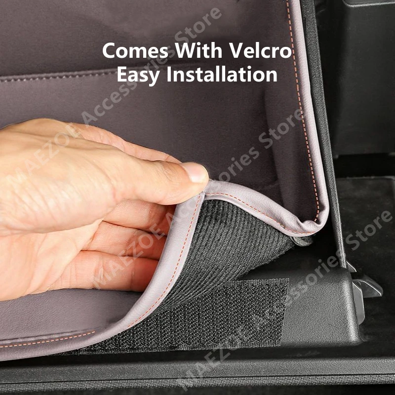 For BYD ATTO 3 22-24 Leather Glove Box Storage Pocket,Car Interior Decoration Modification Accessories Refit