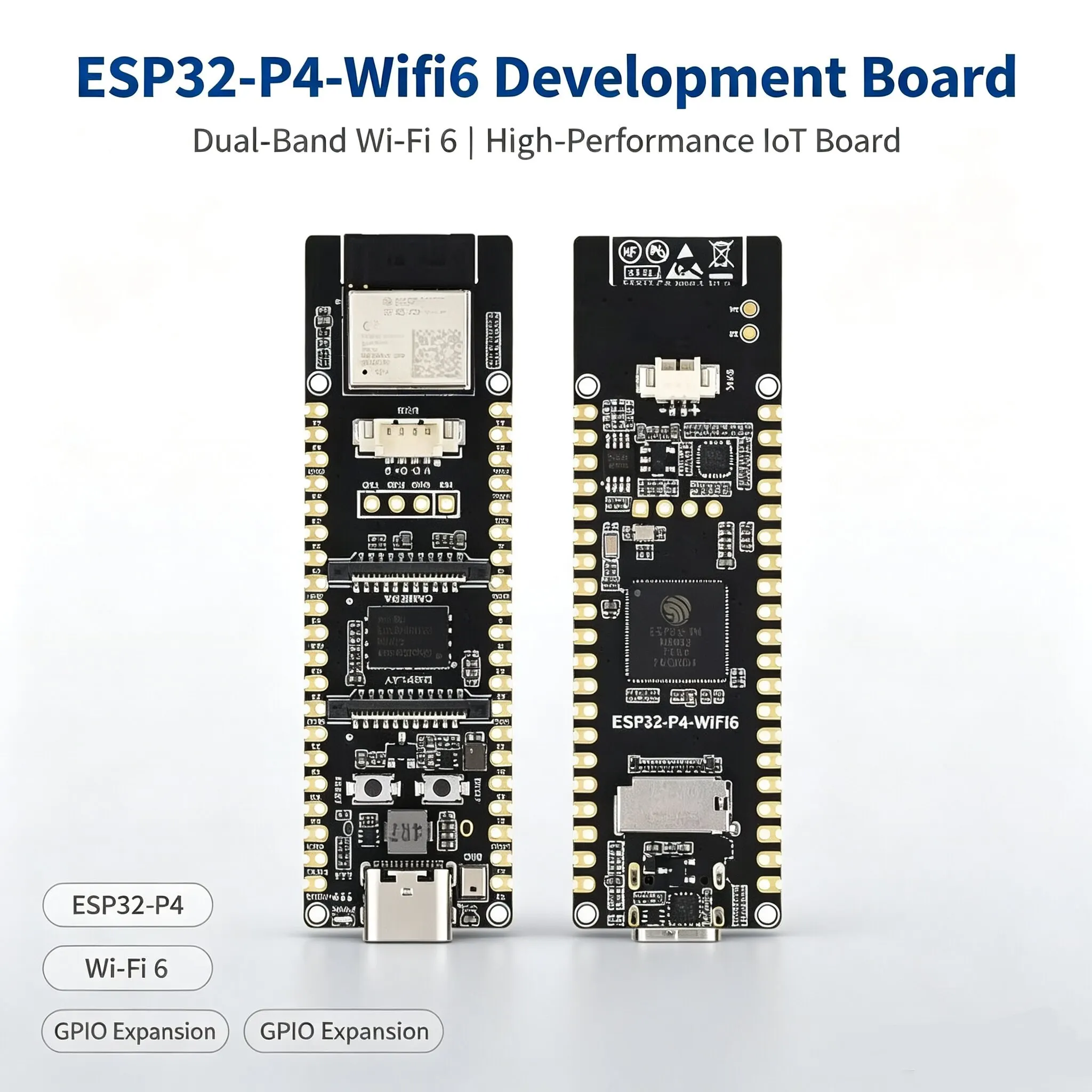 ESP32-P4-WIFI6 High-Performance Development Board Based On ESP32-P4 and ESP32-C6 Supports Wi-Fi 6 And Bluetooth 5 / BLE