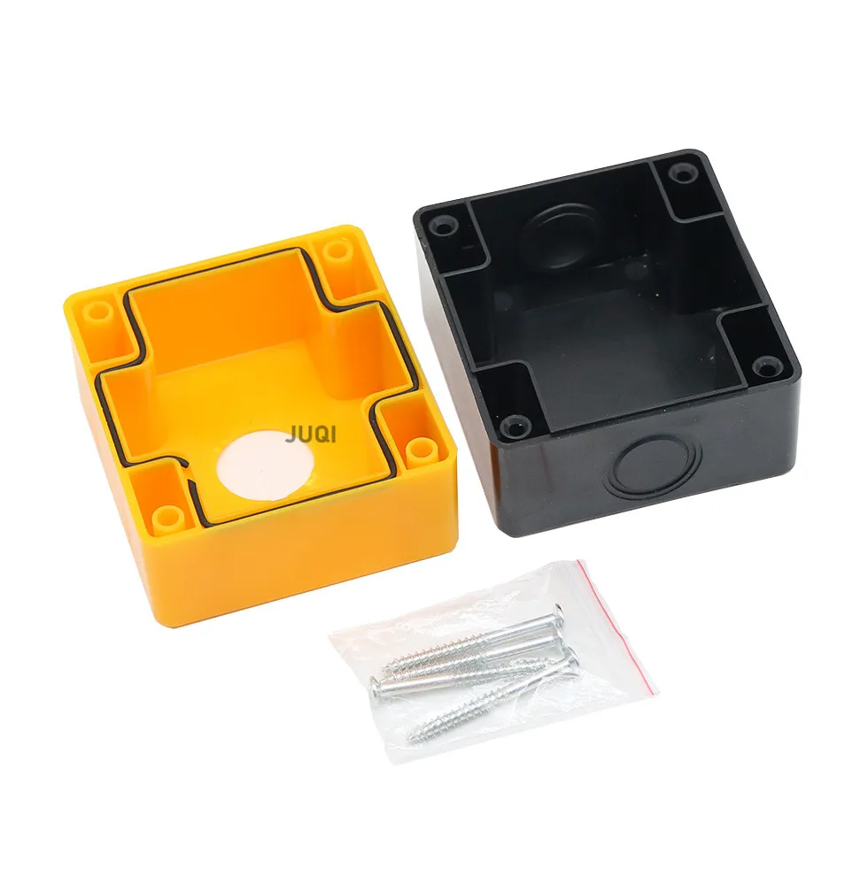 Equipment emergency stop waterproof button box Single hole switch box Mushroom head button box Indicator box BX1 Opening 22mm