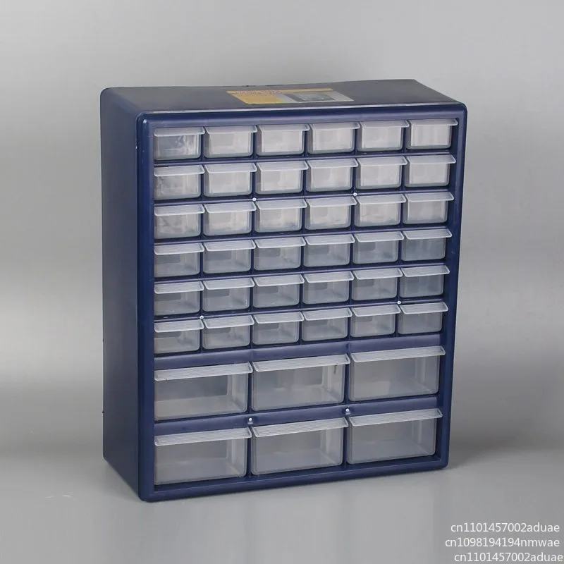 Plastic Drawer Hardware Parts Storage Box Multi-grid Drawer Parts Box Wall-mounted Screw Classification Component Box Tool Case