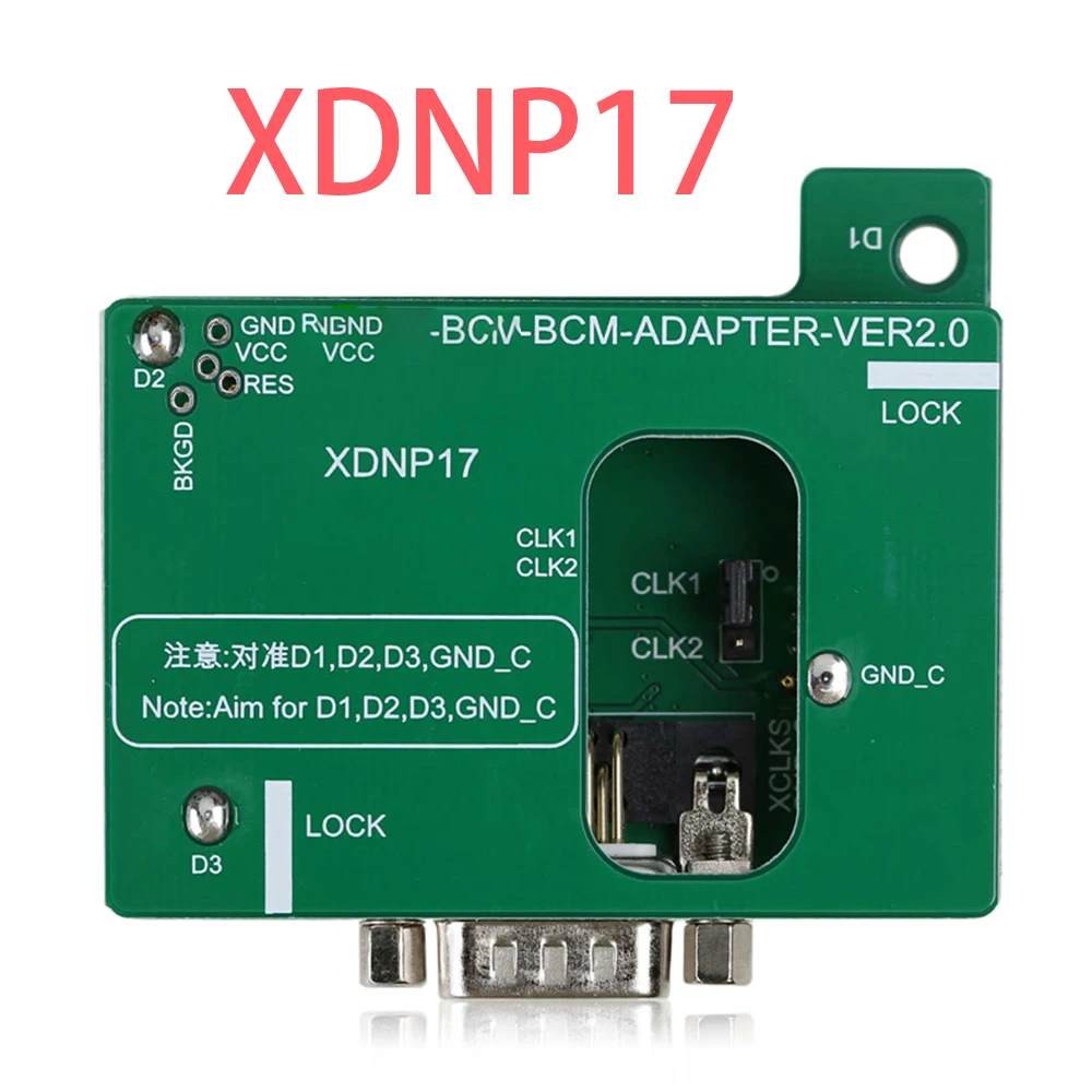 Xhorse XDNP17 Solder Free Adapter for Porsche BCM works with Mini Prog Key Tool Plus