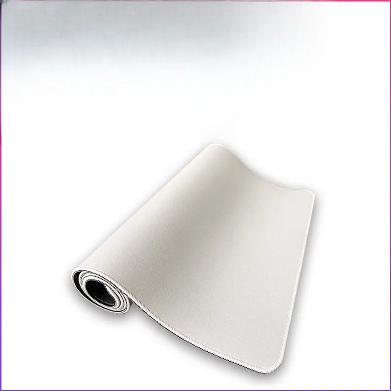 

E-sports game FPS pure white black rough mouse pad