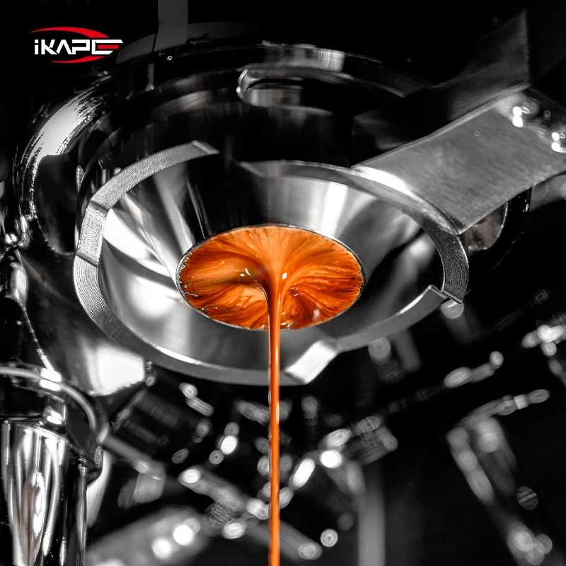 IKAPE Polaris Bottomless Portafilter,With Variable Diameter Basket,For 58mm E61/Lamarzocco Espresso Machine Coffee Accessories