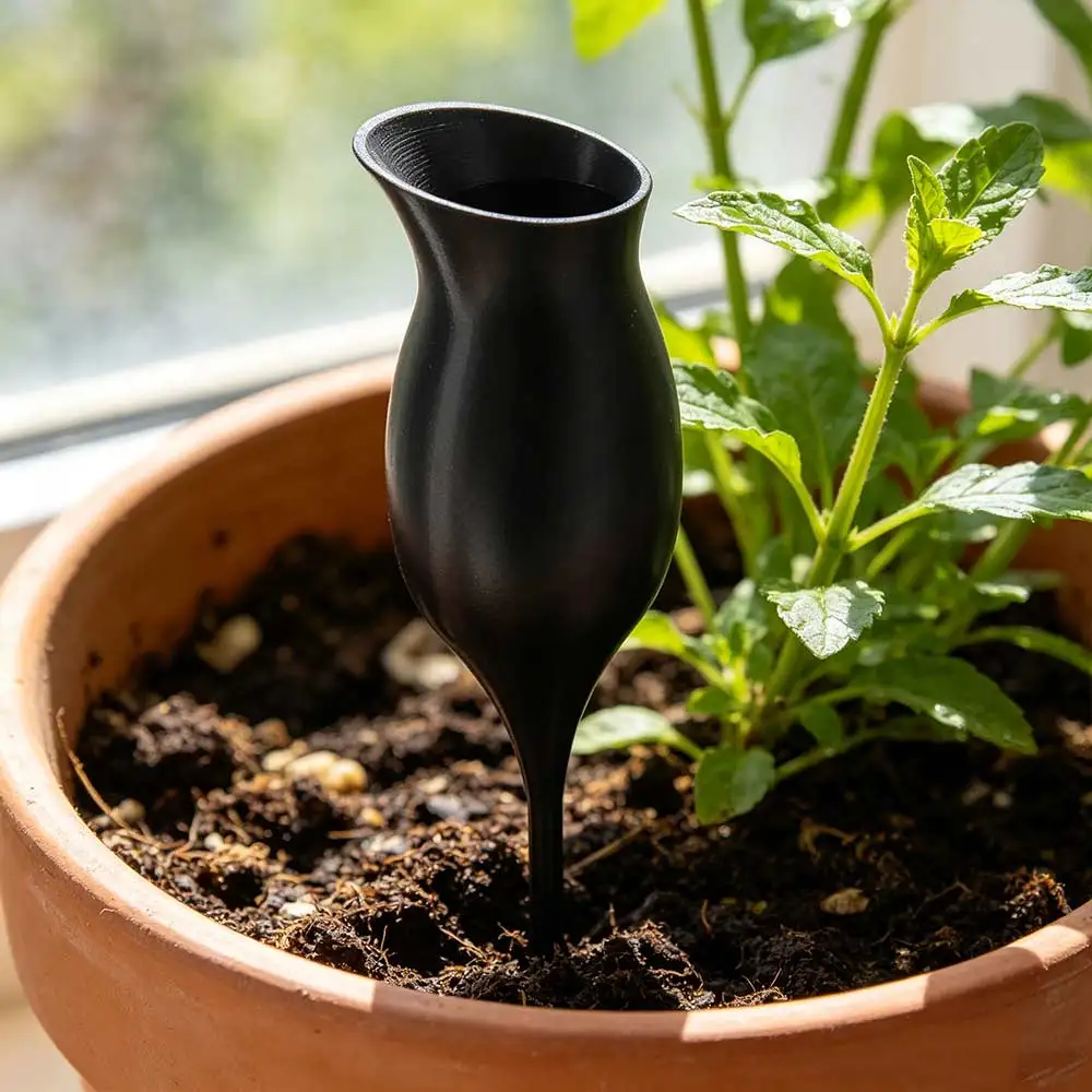 Plastic Self-Watering Device Planter Insert Deep Root Irrigation Plants Drip Watering Can Long Thin Spout Watering System