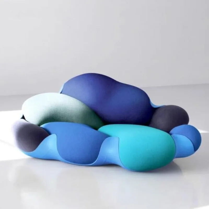 

Designer art, FRP fabric, cloud special-shaped sofa, Internet celebrity hotel villa, sales office, lobby lounge chair