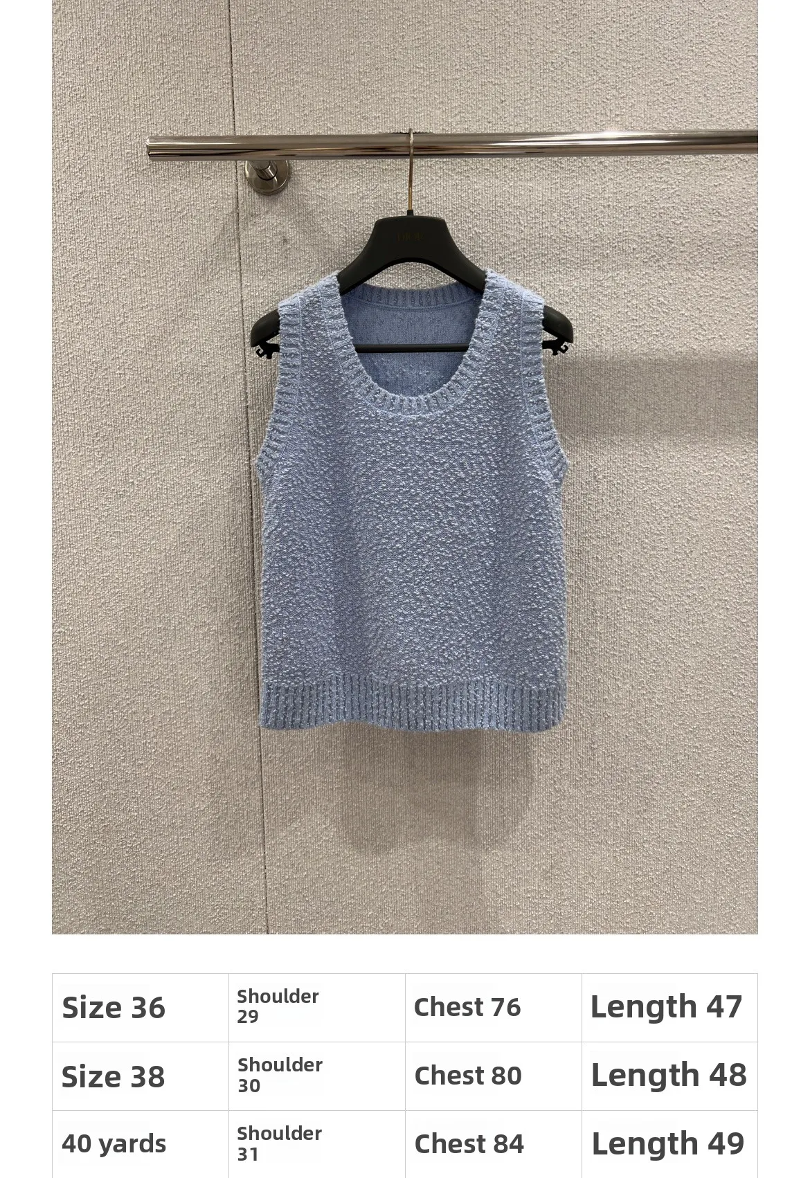 

Faionable Knitted Vest Top round Ne Svel Women's Casual Versatile Simple Sle Commute Sle ort Length Color