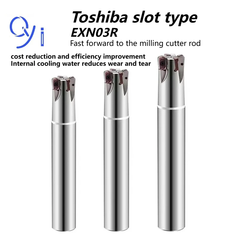 

Держатель фрезерного инструмента с высокой подачей BB EXN EXN03 LNMU LNMU0303 Твердая металлическая вставка 2-сторонний индексируемый держатель станка с ЧПУ EXN03R