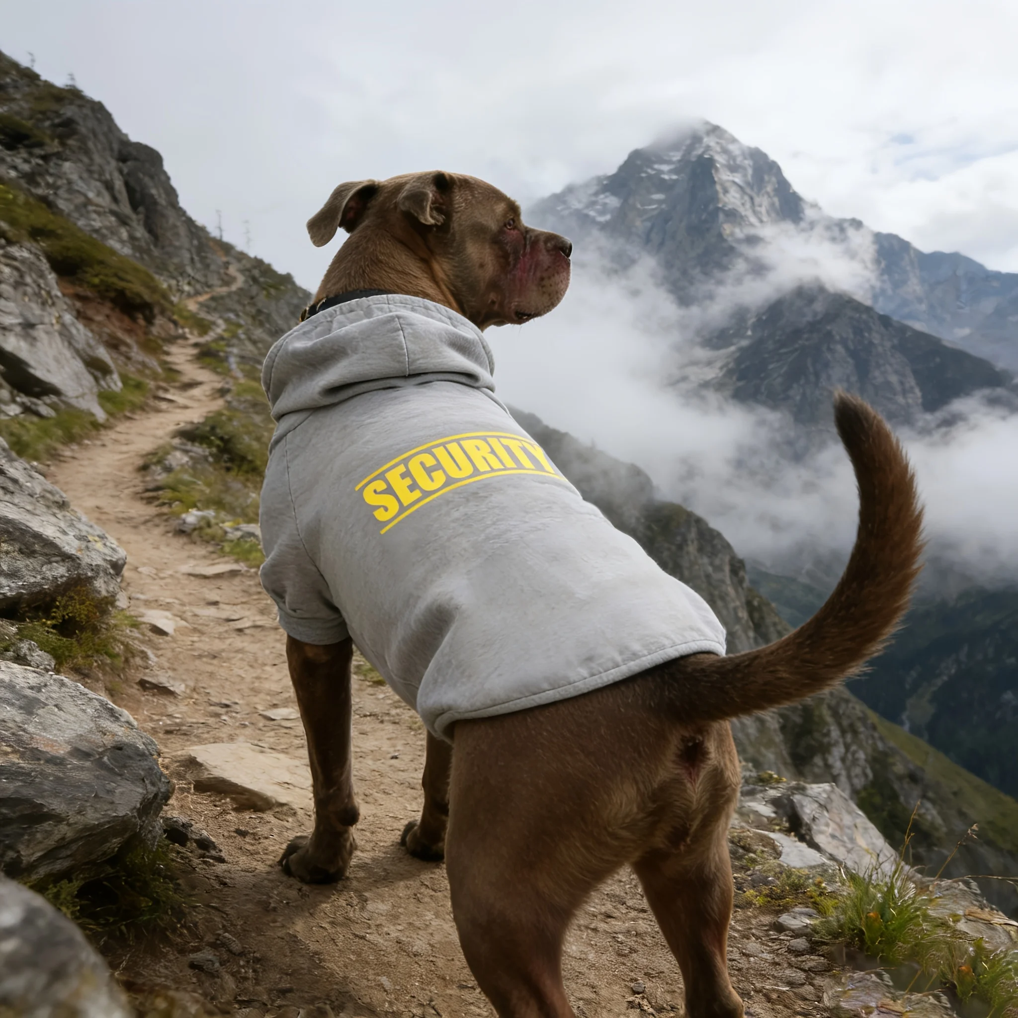 Sicherheits-Hundehoodie mit Aufdruck, warme Sportbekleidung für mittelgroße und große Hunde, Outdoor-Sicherheitskleidung für Haustiere, Hundebekleidung – Detail 7