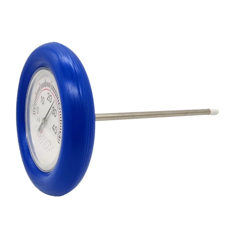 Imagem -02 - Termômetro Flutuante para Piscina Placa com Mostrador Centígrado Medidor Temperatura da Água com Corda para Banheira