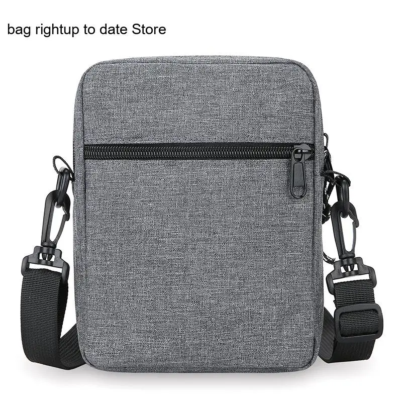 Men's pure color Casual Crossbody Bag with Simple Design Large Capacity and Contrasting Colors for Commuting