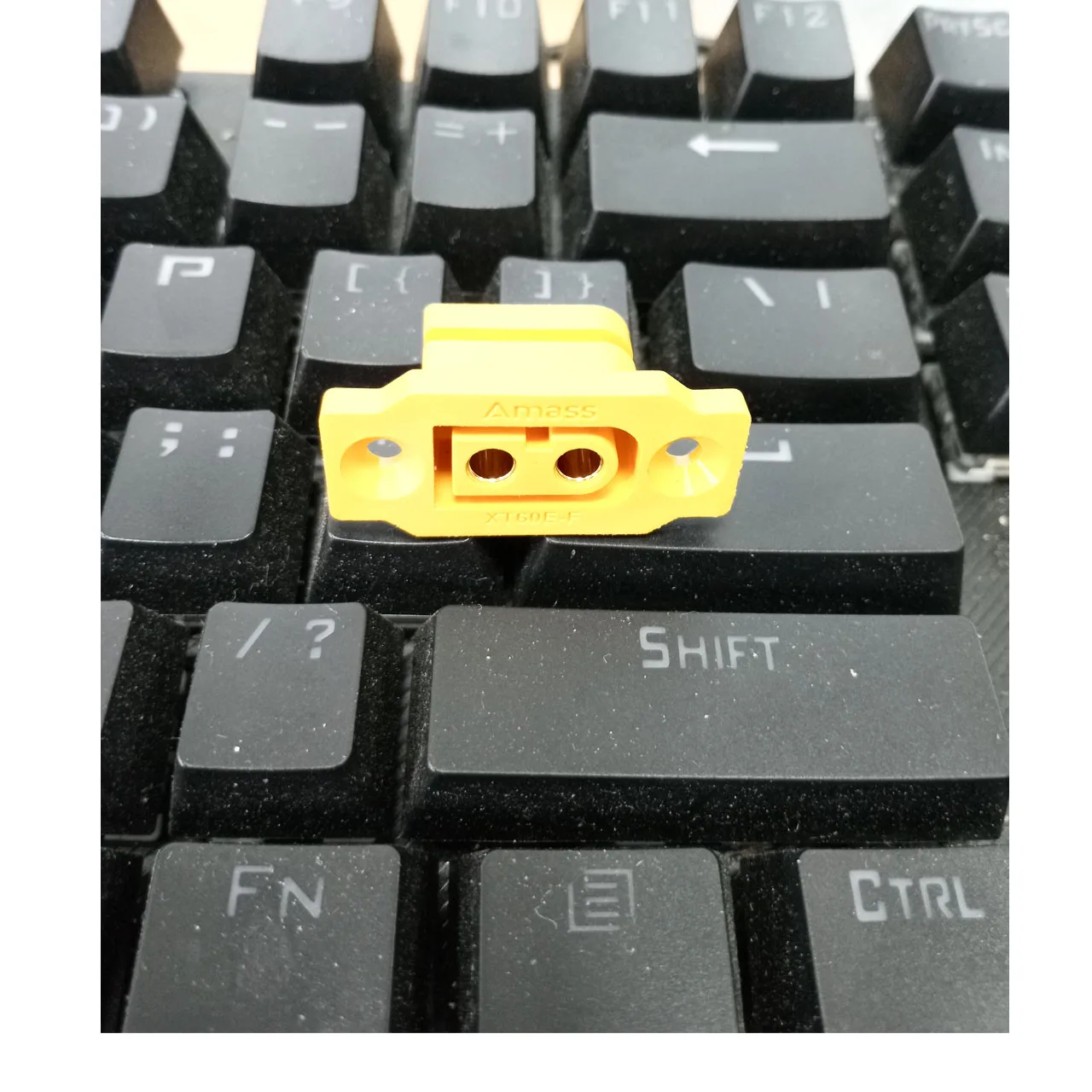 AMASS XT60E-F/M 5/10PCS Mountable XT60 Male Plug Connector 4.23g For Racing Models Multicopter Fixed Board DIY Spare Accessories