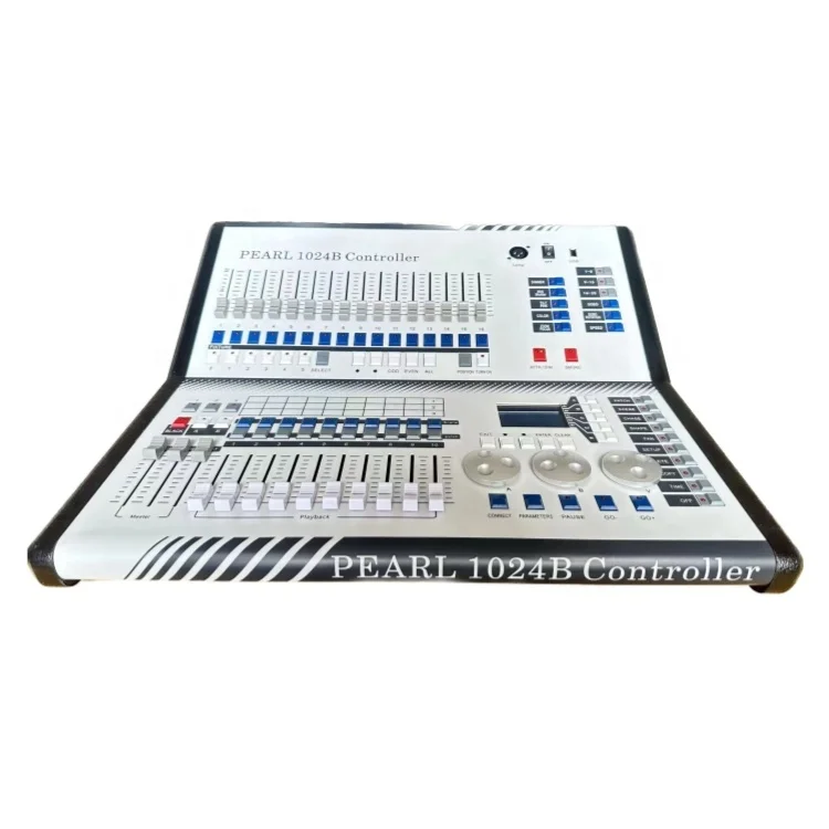 Mini Pearl 1024B: controller per dimmer di luci da palco, console per l’illuminazione, ideale per spettacoli professionali.