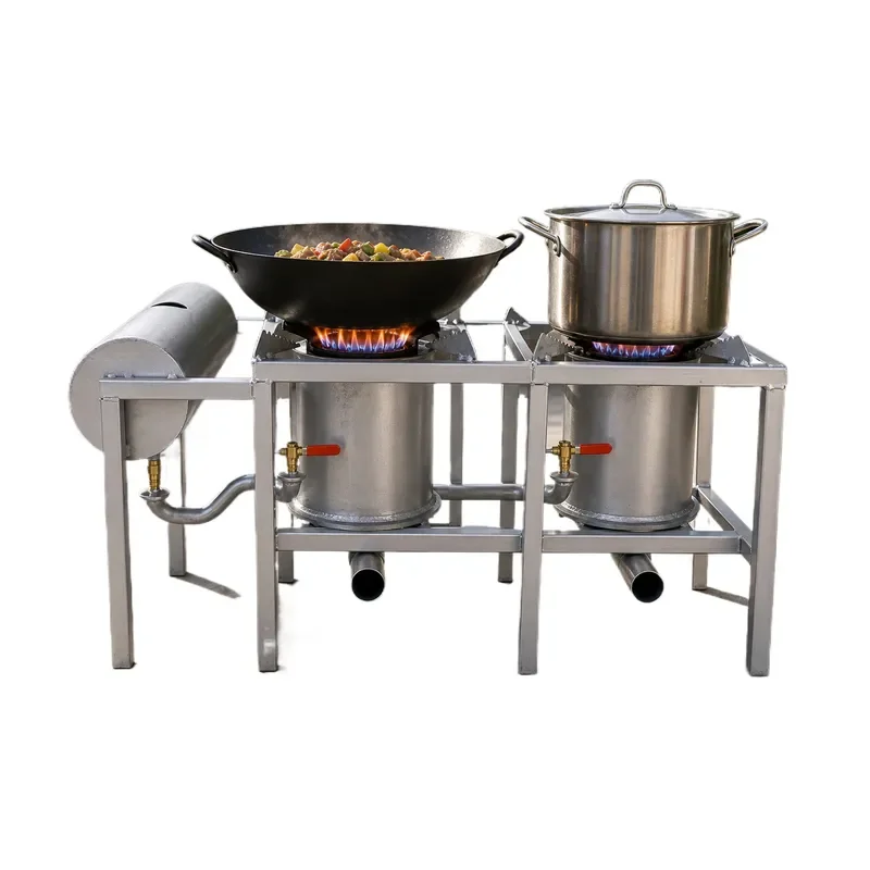 Used for commercial carbon steel waste oil cooking stoves with dual burners and heavy-duty brackets
