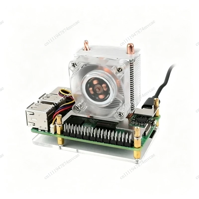 CPU Cooler Mini Tower with U Shape Copper Heat Pipes Vertical Horizontal Mounting for PC Computer（1pcs）