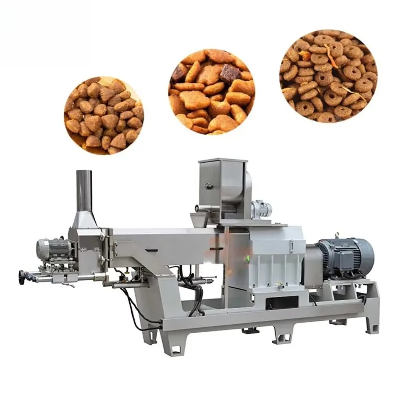Customizable High Capacity Pet Food Extruder Dog Food Making Production Line Processing Machinery Industrial Use 1 Ton/h