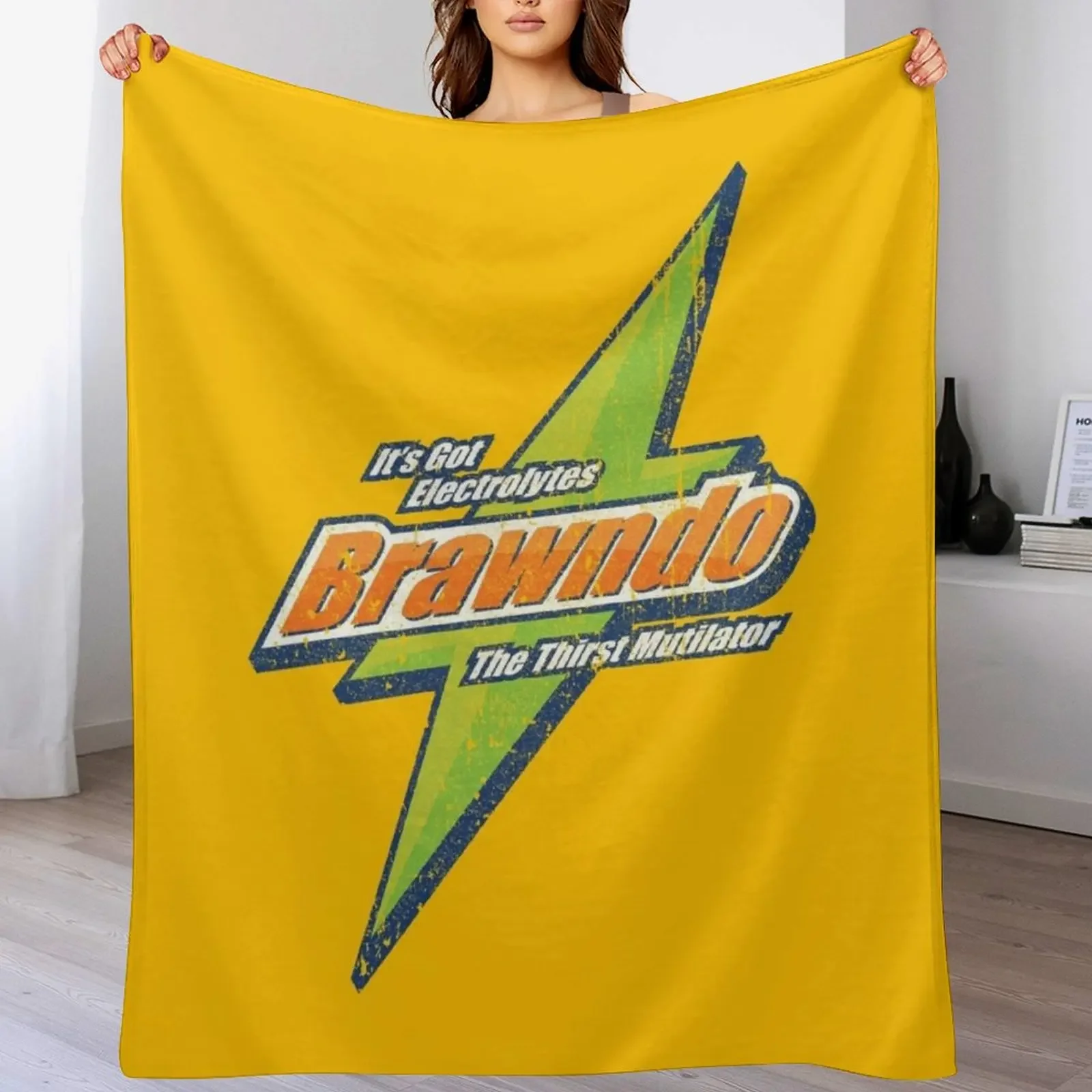 Brawndo Throw Blanket Air Conditioner Soft Blanket for Office Home