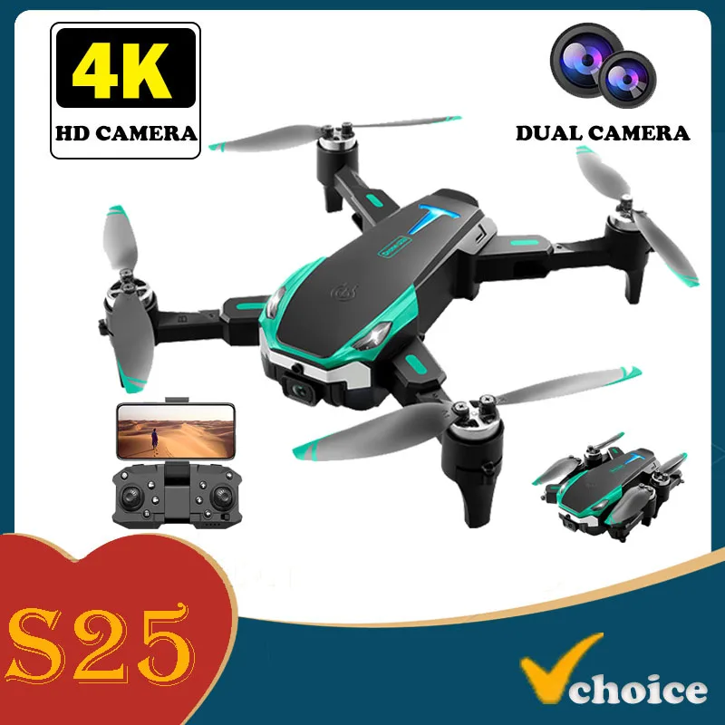 

S25 Drone Professional Foldable Drone WIFI FPV8K HD Camera RC foldable quadcopter Dron Helicopter Toy Gift