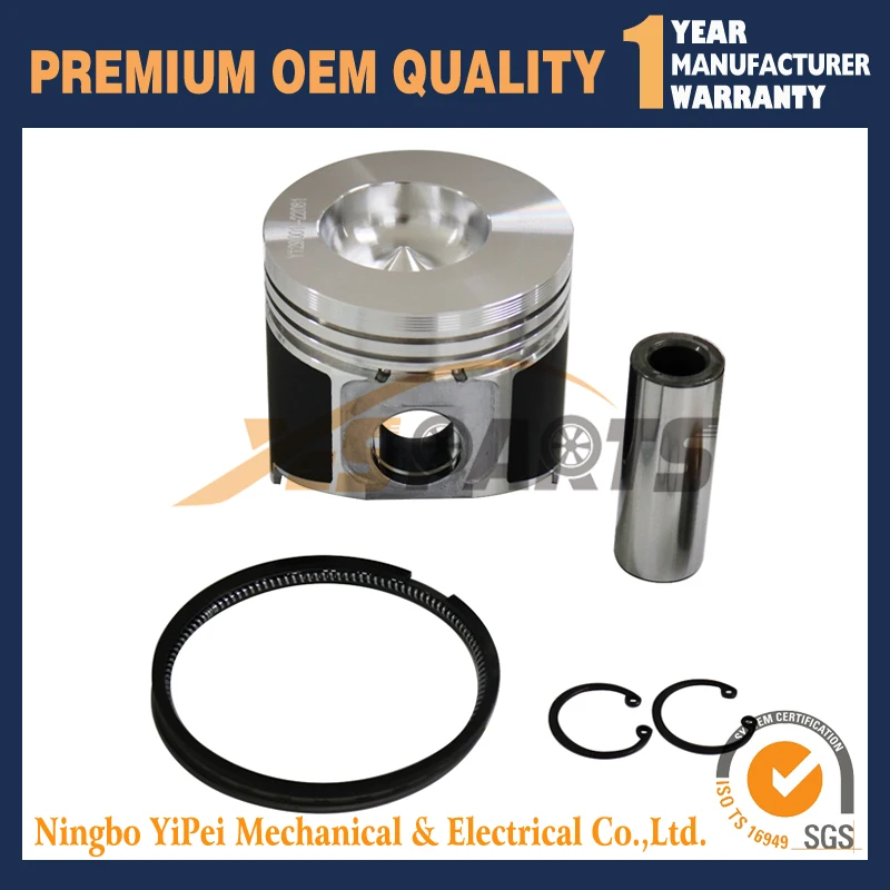 

3TNE88 Engine Piston + Rings Kit Set STD for Yanmar