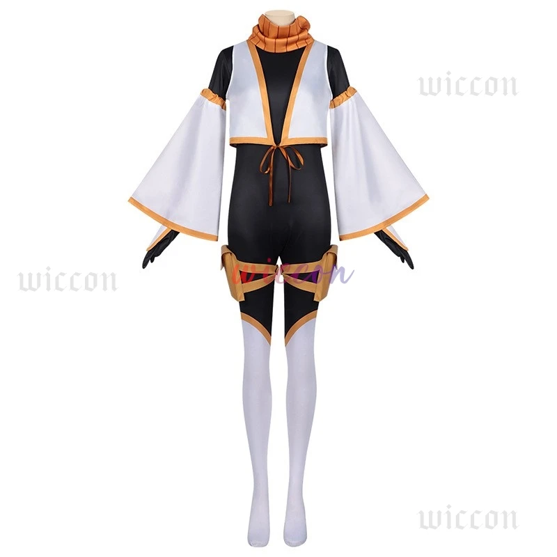 Kanae Natsumi Cosplay Costume Jumpsuit Anime I'm Living with An Otaku NEET Kunoichi Headwear Halloween Party Women Girls Props