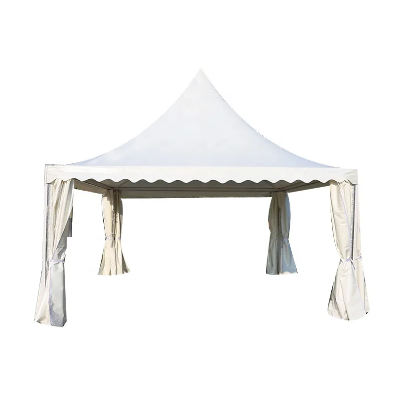 European Four Pillars Canopy Pyramid Exhibition Tent For Car Wedding Or Other Events