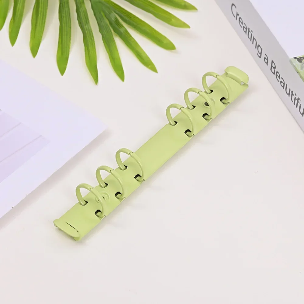 A6 Loose Leaf Binder Notebook 6 Hole Binding Clip Office Stationery Hardware Stationery Accessories DIY Budget Binder Metal Ring