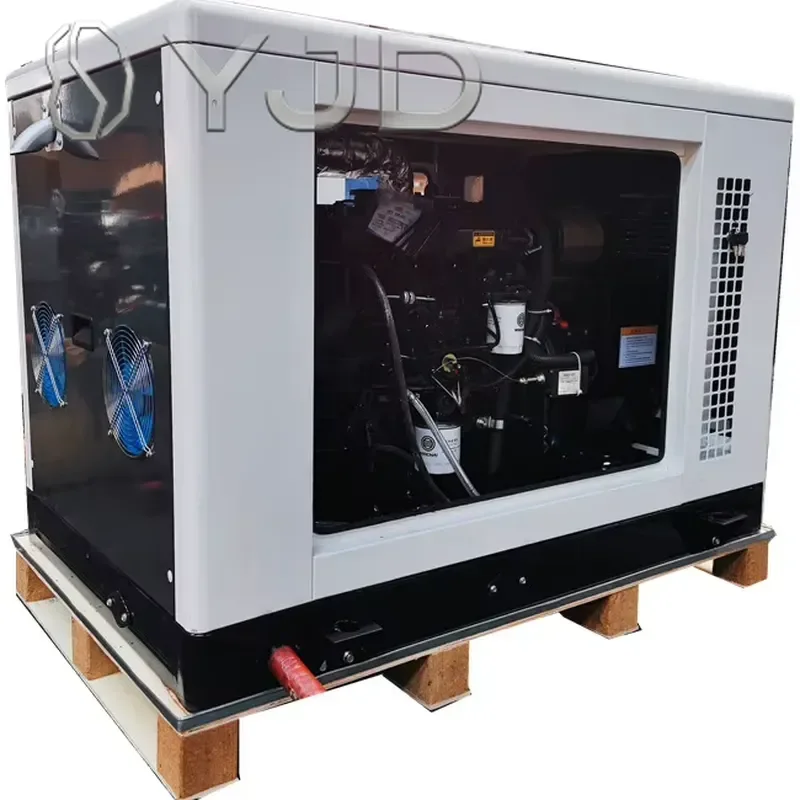 YJD Sea Water Cooled 50hz Single Phase 220v 7kw Generator for Marine with Soundproof for Boat and Yachat