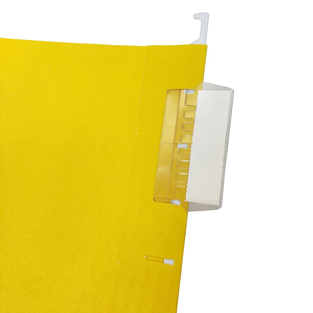 

200 Pcs Plastic File Folders Hanging Document Storage ganizer Medical Financial Records Holders Classification Labels