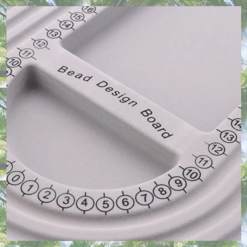 

Premium-12Pcs Bead Design Board Bracelet Design Board Flocked Bead Board Necklace Beading Jewelry Tray DIY Jewelry Making Tray