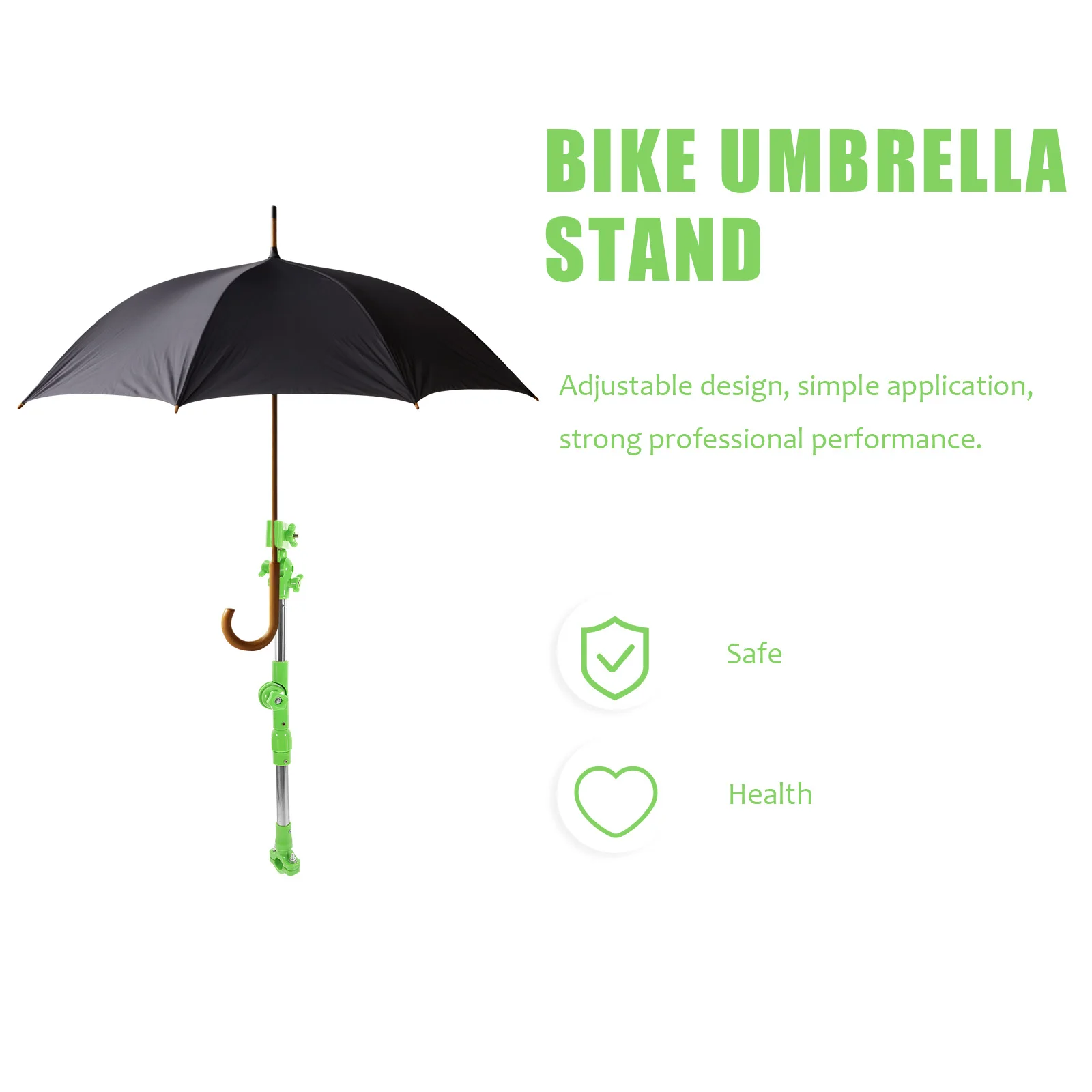 

Stainless Steel Bike Umbrella Stand Adjustable Sunscreen Bracket For Baby Carriage Rain Support Three-Section Umbrella