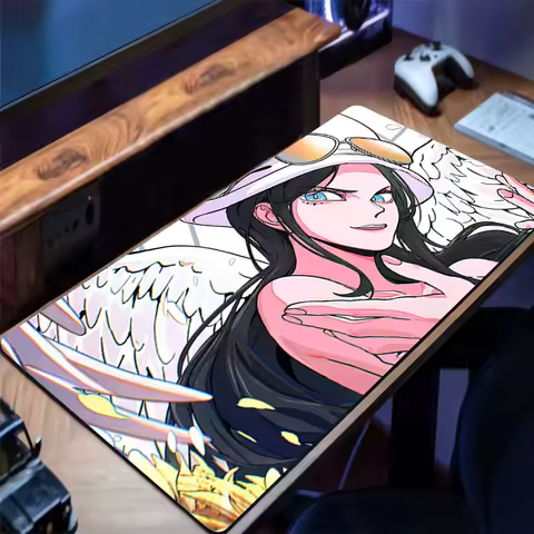 Mouse Pad Anime Non-Slip Rubber HD Mousepad Office Desk Mat Gaming PC Accessories Large Gamer One Piece Nico Robin Keyboard Mat