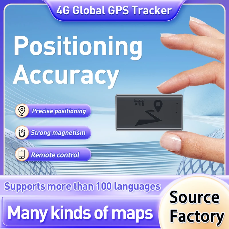 Q8 4G GPS Car Locator Mini Locator Vehicle Tracker GPS Tracker Elderly/Children Car Alarm Tracking Device Multi-Scenario Locator