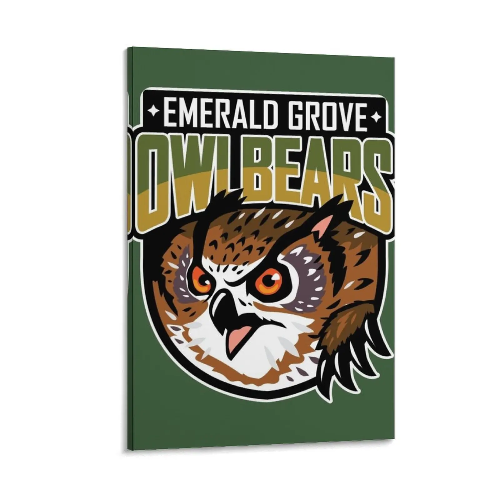 

Emerald Grove Owlbears Canvas Painting poster anime house decorations home and decoration