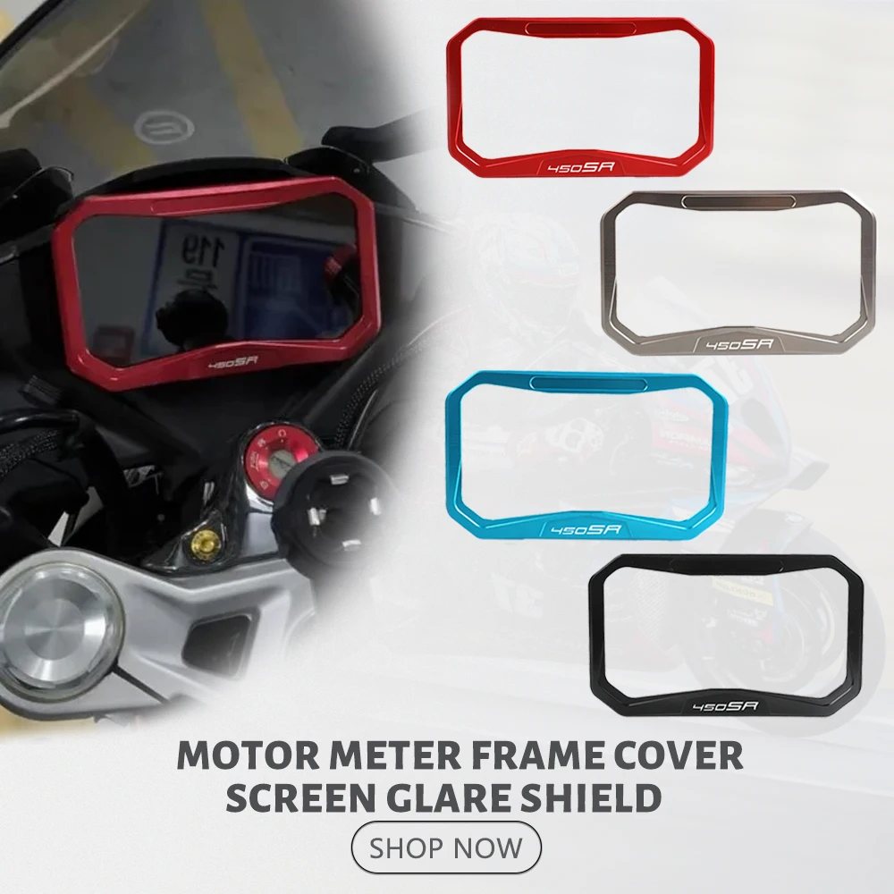 

450SS Motorcycle FOR CFMOTO CF MOTO 450SR 450 SR 2022 2023 2024 Meter Frame Cover Screen Glare Shield Instrument Display Guard