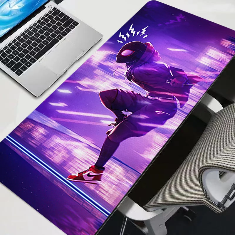 Mauspads Spider-Man Notbook Big XXL Gamer Gaming Zubehör Geschwindigkeitstastatur Gummi Lock Edge Schreibtischunterlage Büro Laptop Mauspad