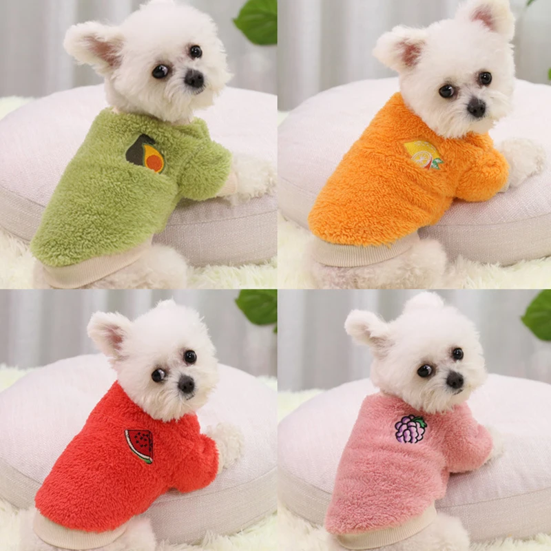 Pet Dog Clothes Autumn Winter Warm Sweater  for Small Dogs Yorkshire Terrier Chihuahua Cute Clothes for Cat Schnauzer Clothing