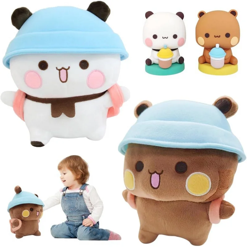 

2and2PiecesDuduCarDecoration BearPandaBuduPlushToy BirthdayPartyGifts