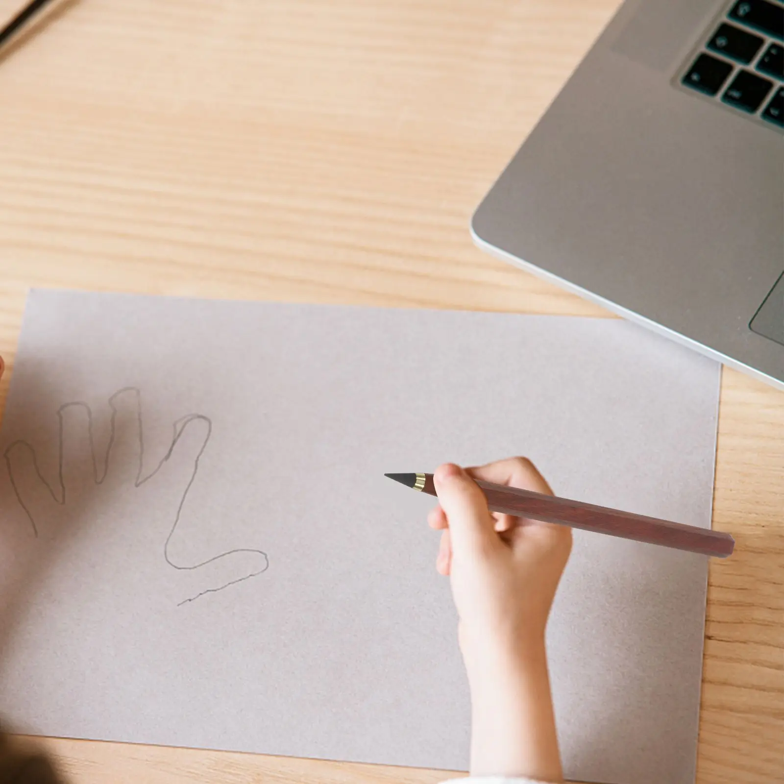 ดินสอไม้นิรันดร์ดินสอเด็กบีบอัดแบบใช้ซ้ําได้สําหรับการทาสี Infinite Endless