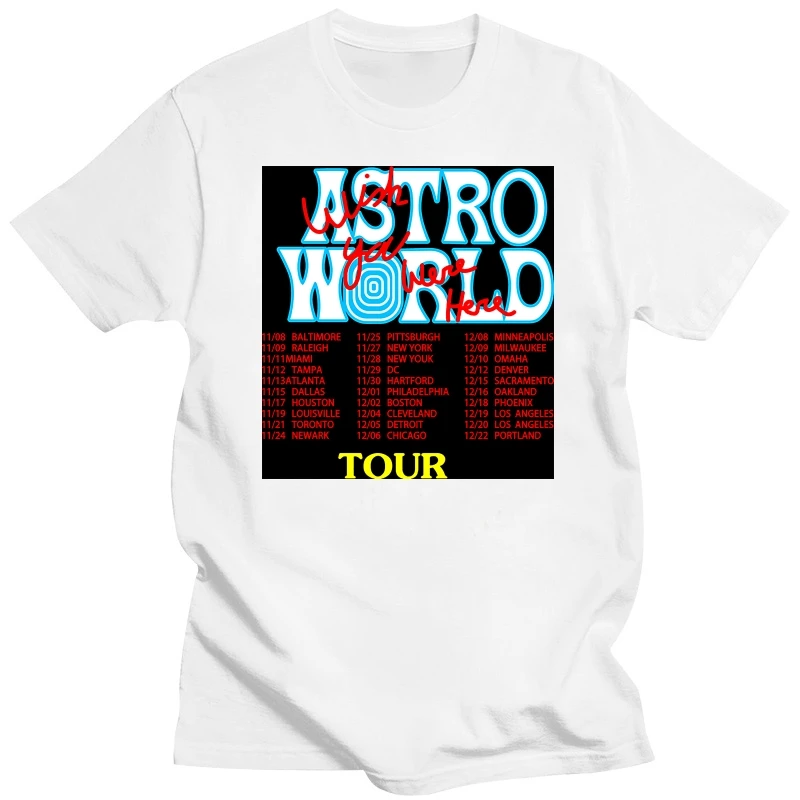 2023 ASTROWORLD T Shirt Men Women Cactus Jack 100% Cotton O-Neck T-Shirt Summer Streetwear Swag Hip Hop Tee Tops