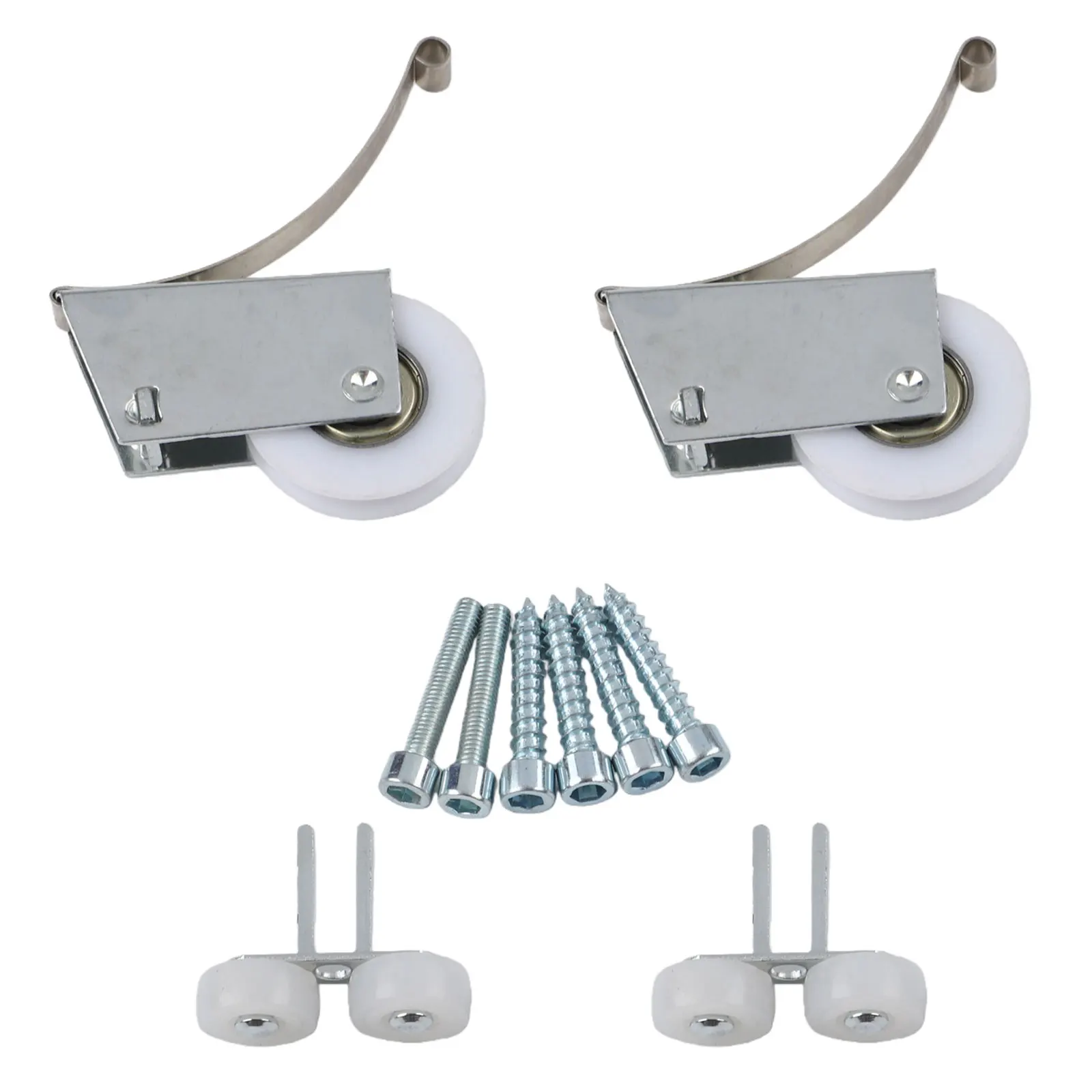 Easy Installation Sliding Door Pulley Indoor Use Noise-Free Experience Comfortable Use Electroplating Treatment