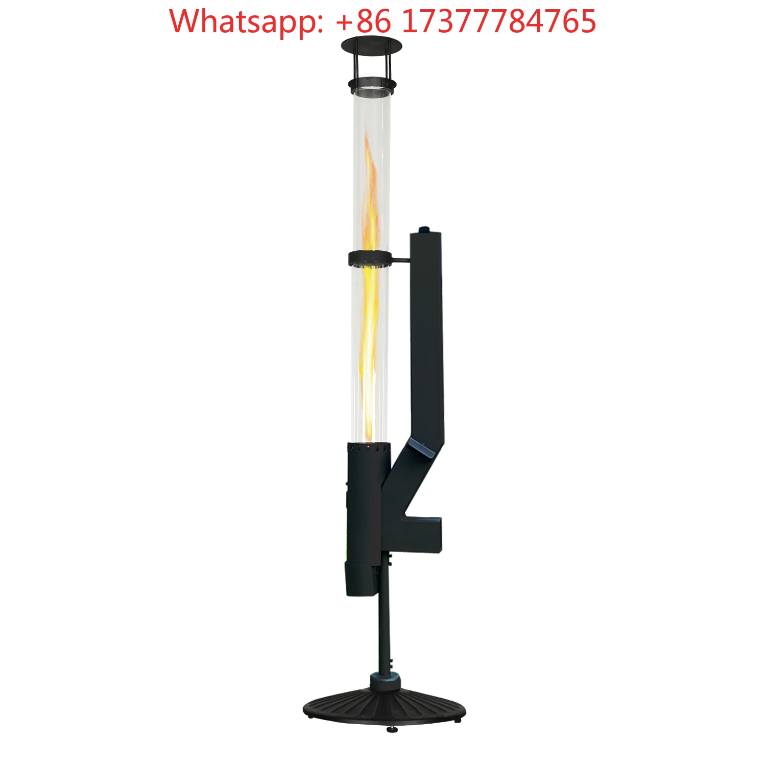 OPS1006C Stainless Steel Outdoor Modern  Automatic Feeding Patio Pellet Heater Pellet Stove for Camping Outside