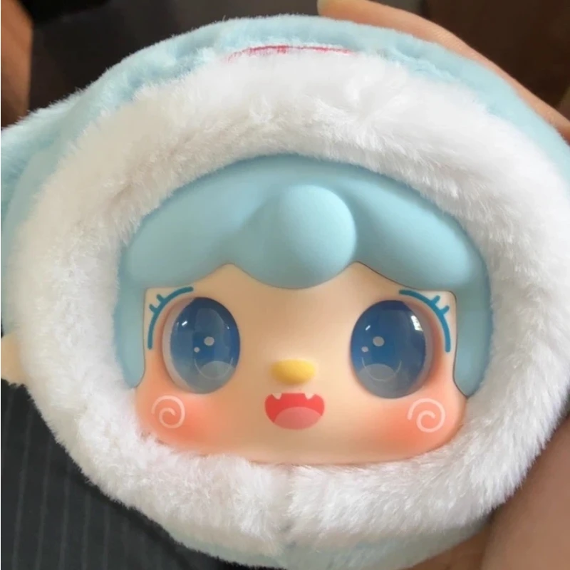 本物のユーキヤンヤン第6世代オーシャンベイビー ブラインドボックス ぬいぐるみバッグチャーム人形 女の子の誕生日プレゼント