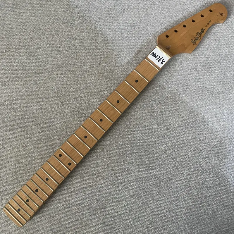

MN768 22 Frets Roasted Maple ST Guitar Neck - Genuine HB Brand, C-Shape Profile, 648MM Scale Length for DIY & Replacement