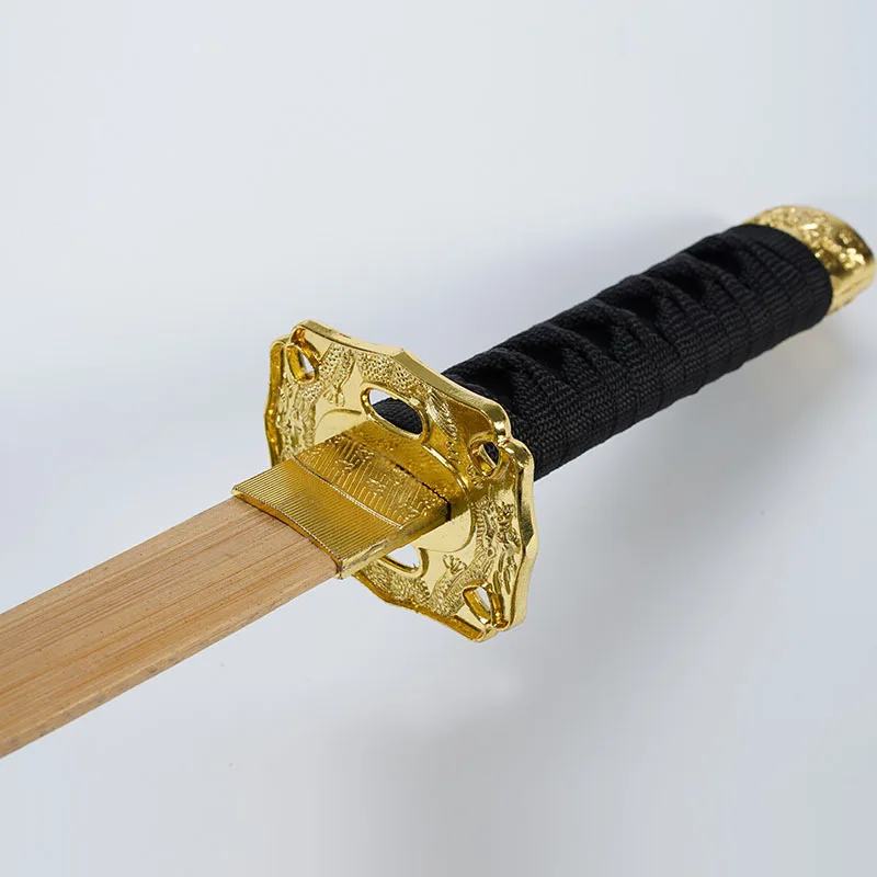 51 cm/20.08in Middeleeuwse Bamboe Korte Zwaarden Cosplay Model Rekwisieten Wapens Collectible Ornamenten Anime Randapparatuur Desktop Decoratie