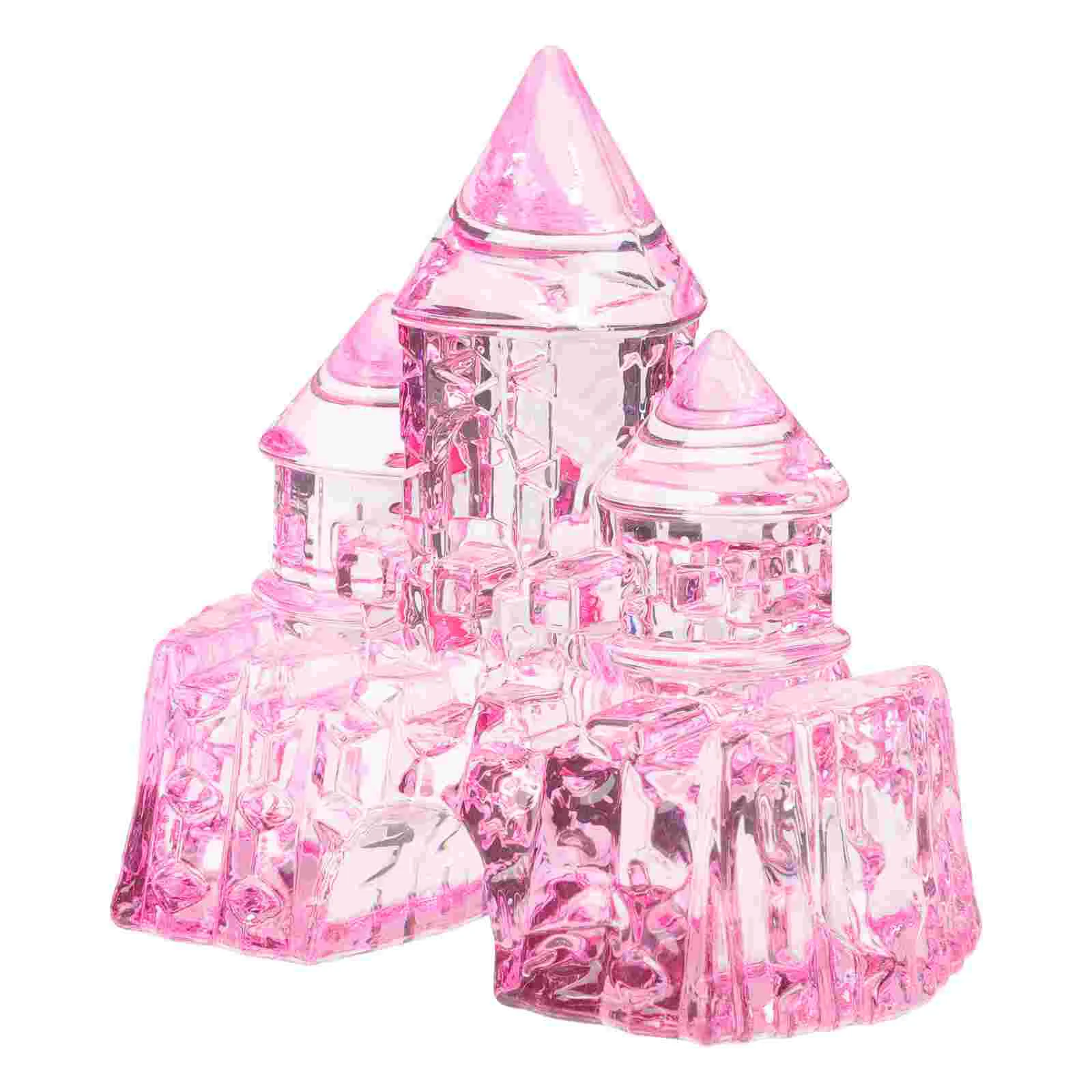 Decorations Crystal Castle Child Girls Kids and Crafts Acrylic Children