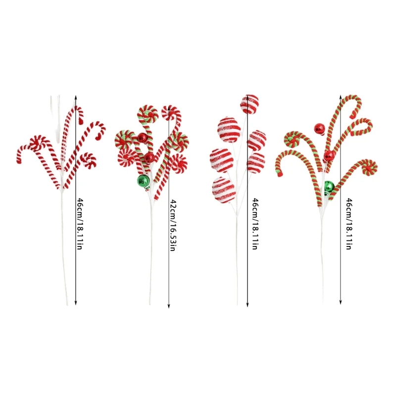 Os chapéus encaracolados da árvore da haste da decoração do escolhem o ornamento na cor do festival