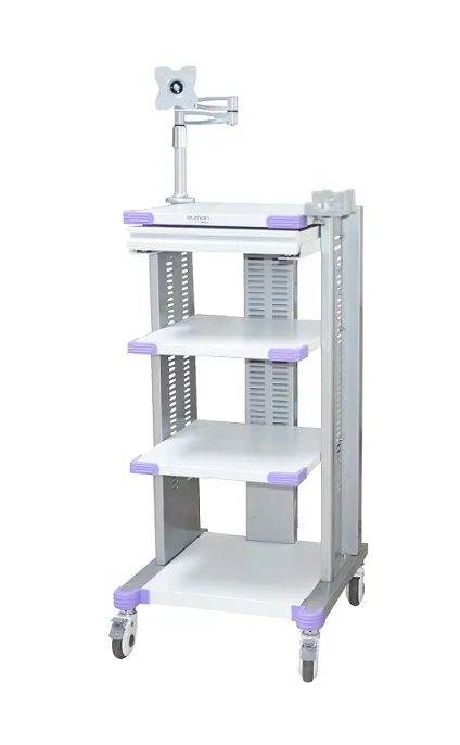 Carrinho endoscópico médico com carrinho de endoscopia de braço